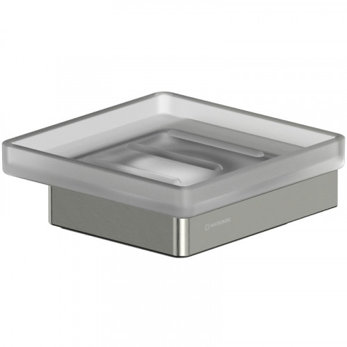 Мыльница Whitecross Cubo nickel brushed CU2420NIB Брашированный никель