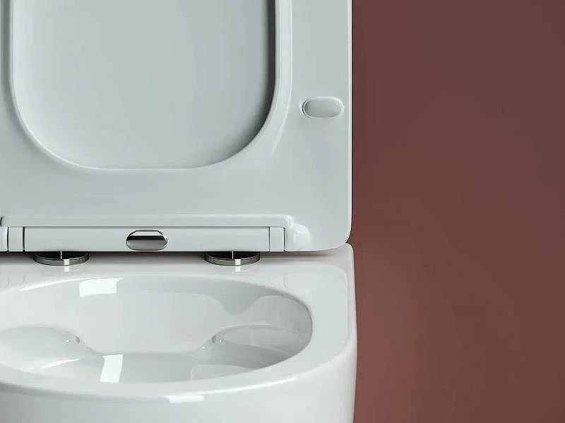 Унитаз с инсталляцией Ceramicanova Forma CN3009 + Grohe Rapid SL 38775001 с сиденьем Микролифт и клавишей смыва Хром