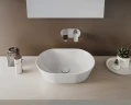 Раковина-чаша Vitra Geo 55 7427B003-0012 Белая фарфор накладная