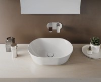 Раковина-чаша Vitra Geo 55 7427B003-0012 Белая фарфор накладная