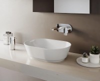 Раковина-чаша Vitra Geo 55 7427B003-0012 Белая фарфор накладная
