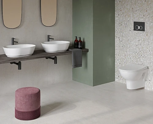 Раковина-чаша Vitra Geo 55 7427B003-0012 Белая фарфор накладная