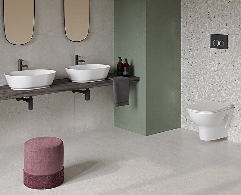 Раковина-чаша Vitra Geo 55 7427B003-0012 Белая фарфор накладная