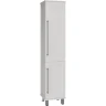 Шкаф пенал Misty Марта 35 R П-Мрт05035-011П с бельевой корзиной Белый
