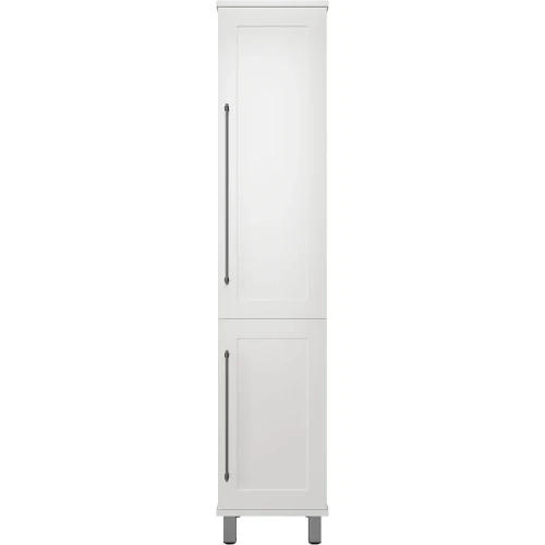 Шкаф пенал Misty Марта 35 R П-Мрт05035-011П с бельевой корзиной Белый