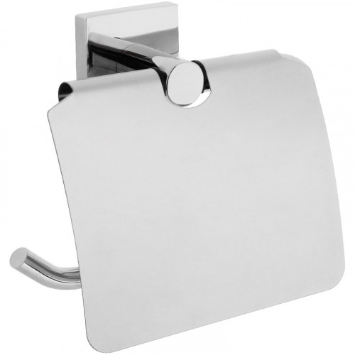 Держатель туалетной бумаги Fixsen Lux Chrome FX-15010 с крышкой Хром