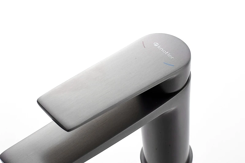 Смеситель для раковины Knotlor Muse KN-60/GM цвет Вороненая сталь