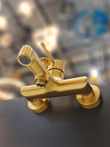 Смеситель для ванны AltroBagno Metropoli 0219 OrSp цвет Золото матовое