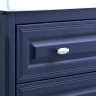 Комплект мебели для ванной ASB-Woodline Кастелло 80 Пейна (Синий) массив дерева