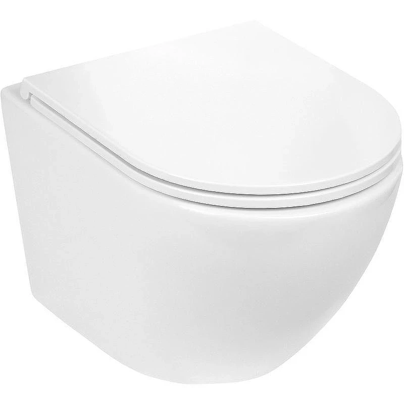 Унитаз с инсталляцией WeltWasser Merzbach 043 GL-WT 10000009939 + Grohe Rapid SL 38775001 с сиденьем Микролифт и клавишей смыва Хром
