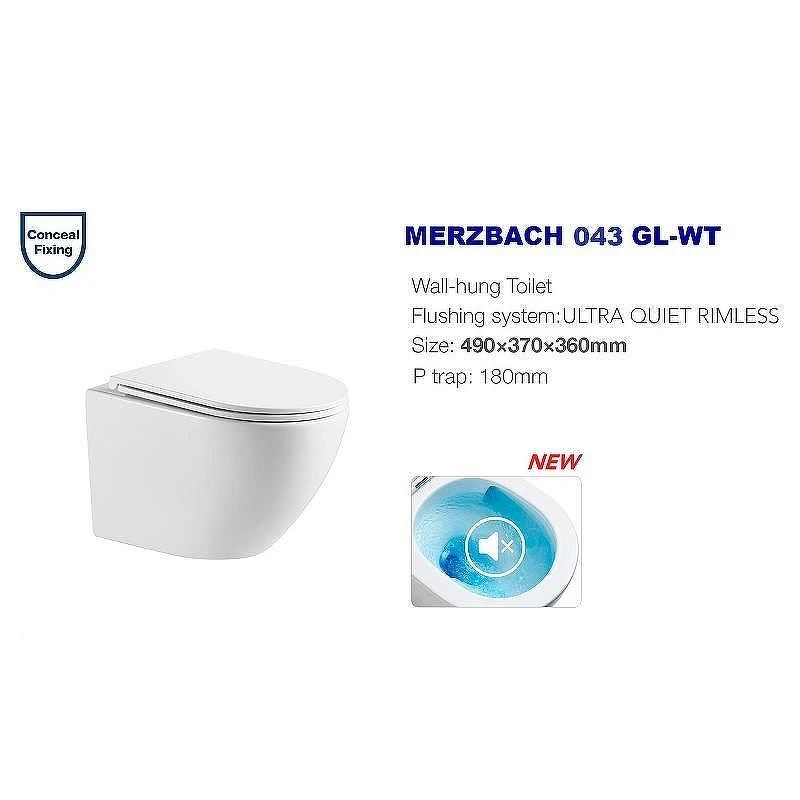 Унитаз с инсталляцией WeltWasser Merzbach 043 GL-WT 10000009939 + Grohe Rapid SL 38775001 с сиденьем Микролифт и клавишей смыва Хром