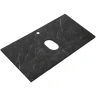 Столешница под раковину BelBagno 80 KEP-80-MNO Marmo Nero Opaco искусственный камень (литьевой мрамор)