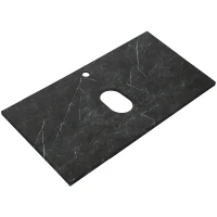 Столешница под раковину BelBagno 80 KEP-80-MNO Marmo Nero Opaco искусственный камень (литьевой мрамор)