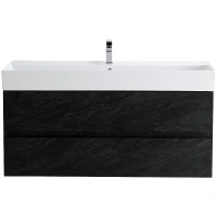 Тумба под раковину Cezares Molveno 46 120 MOLVENO 46-120-2C-SO-NR подвесная Nero МДФ / ЛДСП
