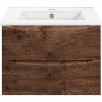 Тумба под раковину Vincea Mia 70 VMC-2MC700RW подвесная R.Wood МДФ / ЛДСП