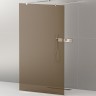 Душевая перегородка Cezares Liberta 120 LIBERTA-L-2-120-BR-Cr профиль Хром стекло бронзовое