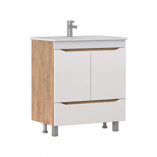 Тумба под раковину Vigo Grani 75 tn.GRI.OSK.75.2D.1Y цвет Дуб золотой