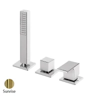 Смеситель на борт ванны Cezares Porta PORTA-BVDM3-SR цвет Sunrise