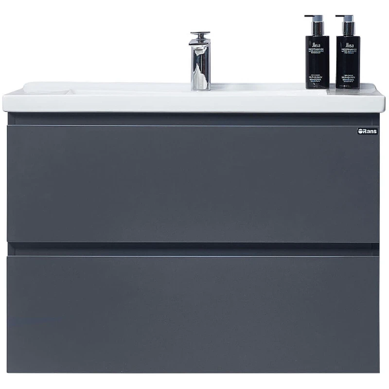 Тумба с раковиной Orans BC-4023-1000 402310000 Матовый графитовый