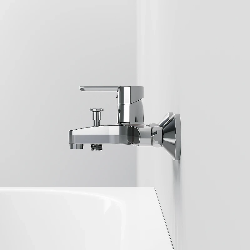 Смеситель для ванны Laparet Legna Plus N3033602LPT Хром латунь на стену