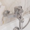 Смеситель для ванны Laparet Legna Plus N3033602LPT Хром латунь на стену