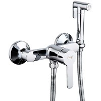 Гигиенический душ со смесителем Frap H41 F2041 Хром латунь на стену