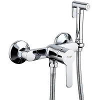 Гигиенический душ со смесителем Frap H41 F2041 Хром латунь на стену
