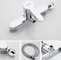 Гигиенический душ со смесителем Frap H41 F2041 Хром латунь на стену