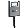 Комплект унитаза со смывным бачком WeltWasser Amberg 404 / Merzbach 002 GL-WT / Amberg RD-CR 10000011791 цвет Белый глянцевый с сиденьем Микролифт и клавишей смыва цвет Хром глянцевый