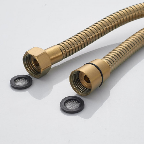 Смеситель для ванны Shevanik S43G S4322G универсальный цвет Золотой сатин