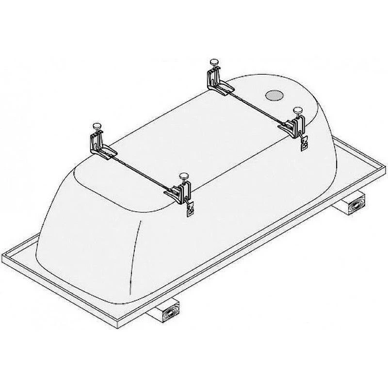 Стальная ванна Bette Form 190x80 2951-000 AD PLUS с шумоизоляцией и антигрязевым покрытием, с ножками B23-1500