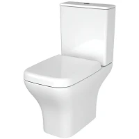 Унитаз компакт Vitra Polar Open-Back 9843B003-7201 с бачком и сиденьем Микролифт фарфор напольный
