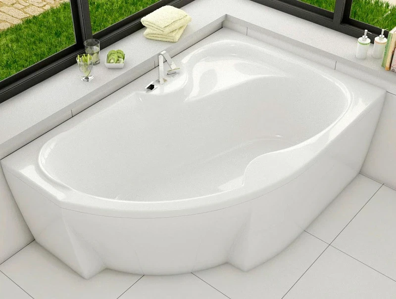Акриловая ванна Vayer Azalia 170x105 R Гл000006729 без гидромассажа
