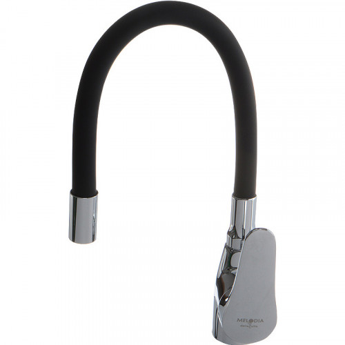 Смеситель для кухни Melodia della vita Ostessa MDV40615Black Хром Черный