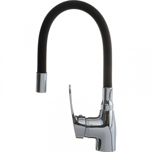 Смеситель для кухни Melodia della vita Ostessa MDV40615Black Хром Черный