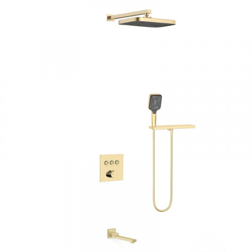 Душевая система Vincea VSFW-4311RBG цвет Брашированное золото