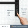 Электрический полотенцесушитель Aquatek Пандора П7 500x700 AQ EL RPC0770BL Черный муар нержавеющая сталь