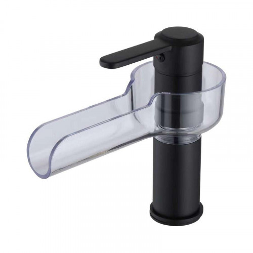 Смеситель для раковины D-Lin D110355-A цвет  Черный матовый