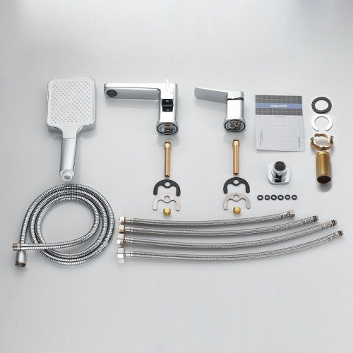 Смеситель на борт ванны Shevanik S99 S9912 цвет Хром