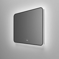 Зеркало Vincea 100 VLM-3VC100B-2 с подсветкой Черное с сенсорным выключателем с подогревом и диммером стекло