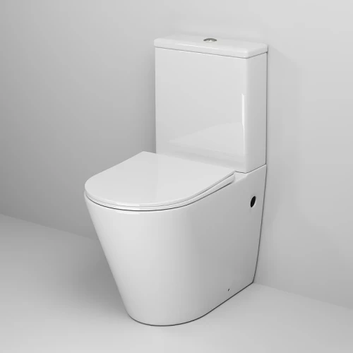 Унитаз компакт Grossman Color GR-4480S Белый глянцевый с бачком и сиденьем Микролифт фаянс напольный