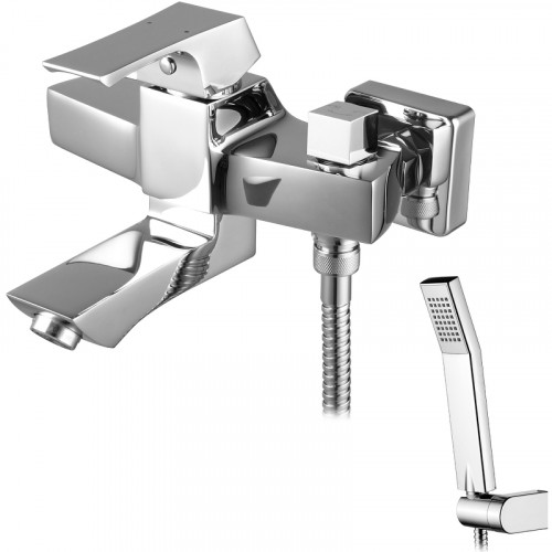 Смеситель для ванны Lemark Unit LM4514C Хром латунь на стену