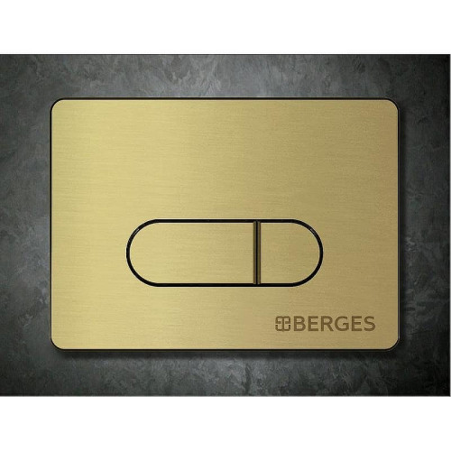 Кнопка смыва для инсталляции Berges Novum D8 040038 Бронза