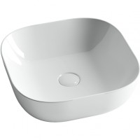 Раковина-чаша Ceramicanova Element 42 CN6010 Белая фаянс накладная