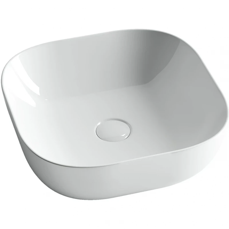 Раковина-чаша Ceramicanova Element 42 CN6010 Белая фаянс накладная