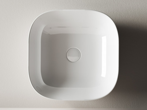 Раковина-чаша Ceramicanova Element 42 CN6010 Белая фаянс накладная
