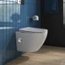 Унитаз биде BelBagno Uno BB3105CHR-BS/SC подвесной с сиденьем Микролифт фаянс подвесной