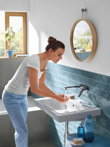 Смеситель для раковины Hansgrohe Novus 71127000 Хром латунь встраиваемый