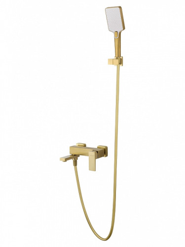 Смеситель для ванны Wonzon &amp; Woghand Cube 2.0 WW-88037068-BG цвет Брашированное золото