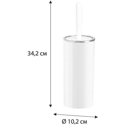 Ершик для унитаза Fixsen Round White FX-451-5 Белый